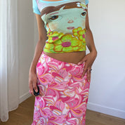Vintage Y2K French mesh skirt (S)