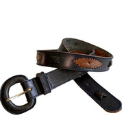 Leather belt