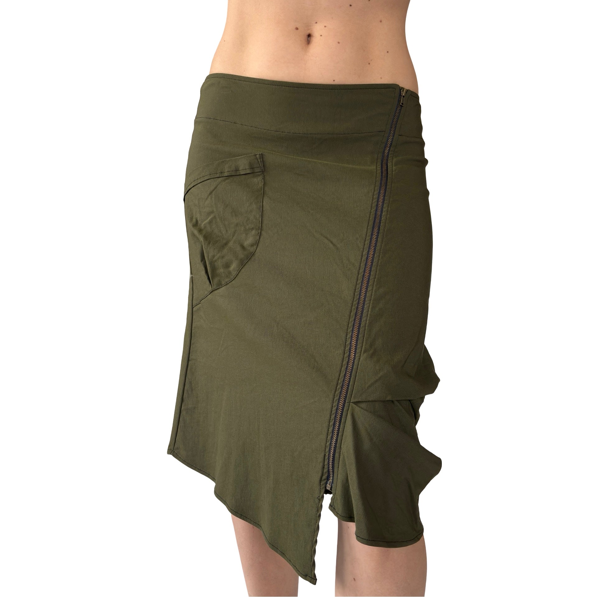 2000s Zipper Midi (S)