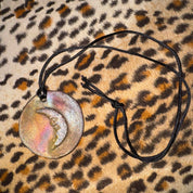 Vintage Reversible Sun & Moon Necklace