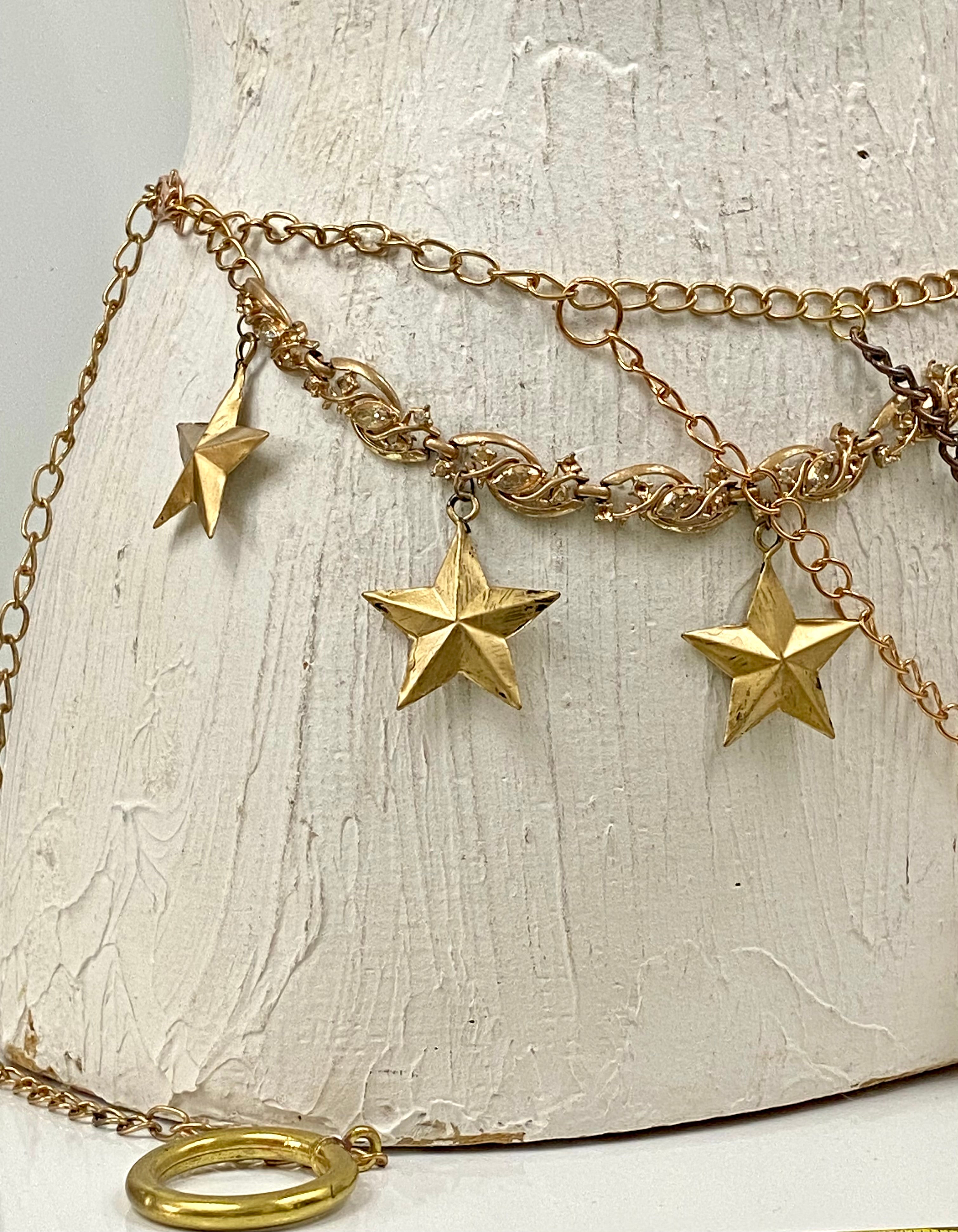Little stars chain belt
