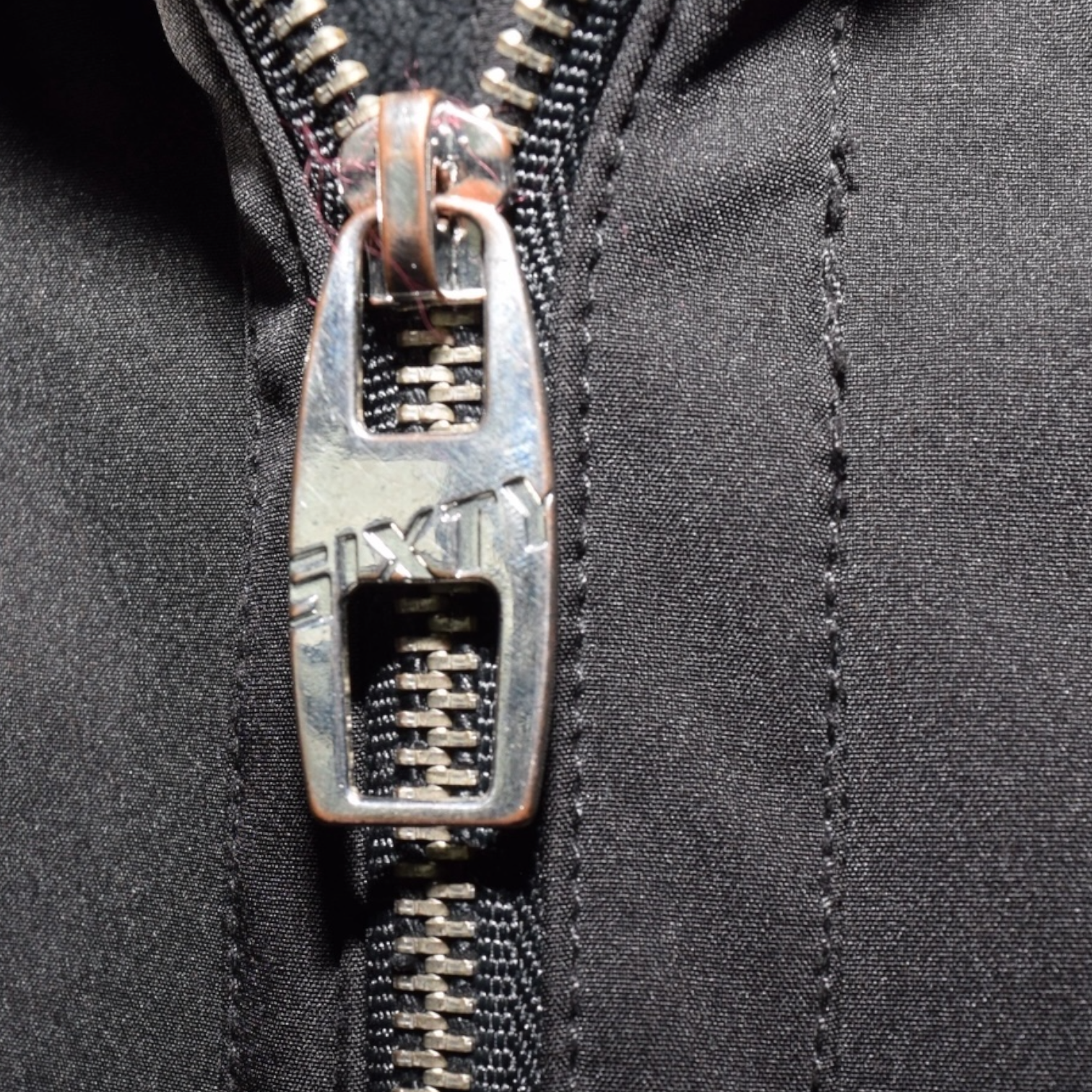 Miss Sixty M60 Black Zip Front Coat (M)