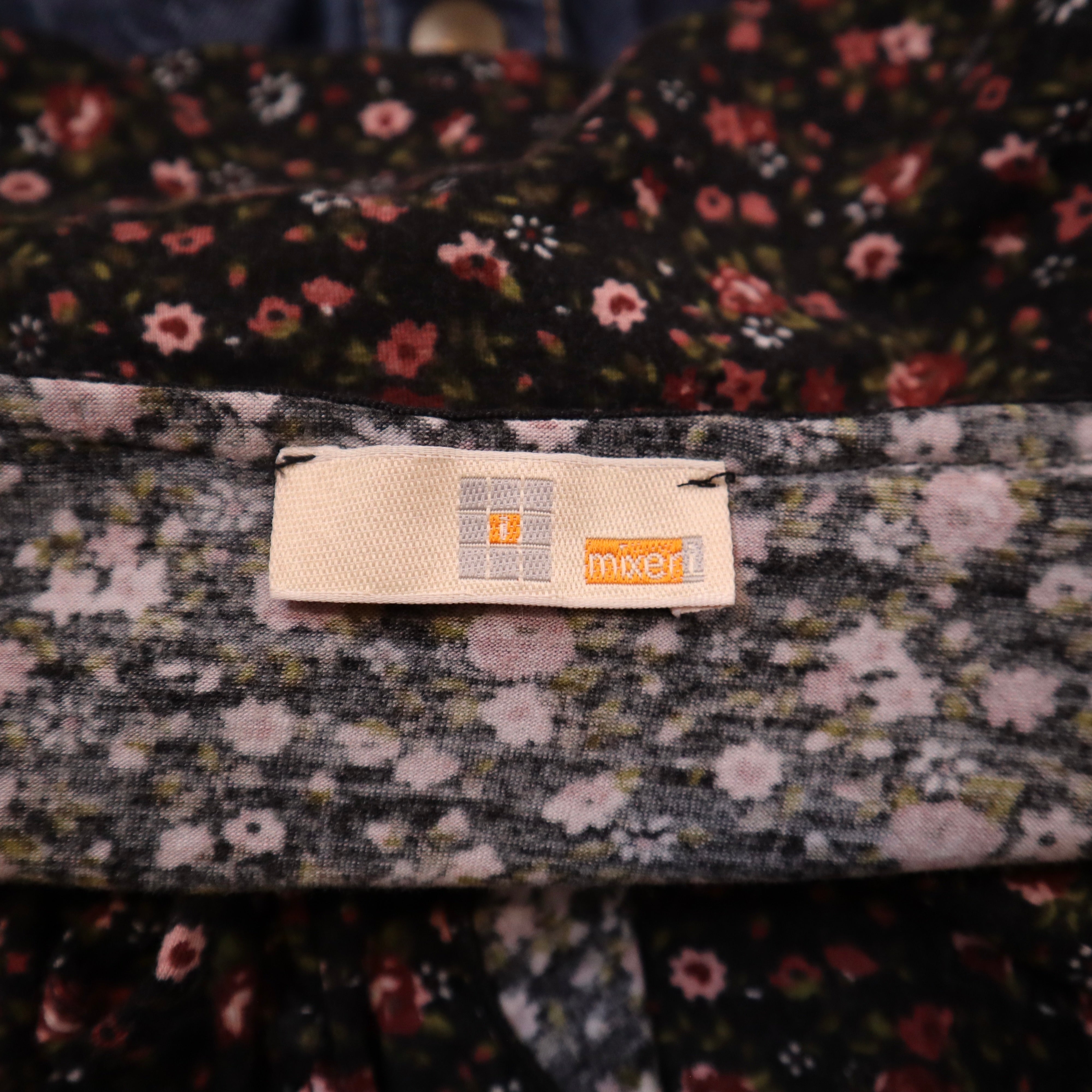 Y2K Floral Asymmetrical Mini Dress (S)