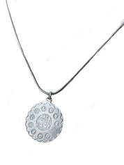 AREA CODE U-4-ME Vintage Sterling Silver Pendant Necklace