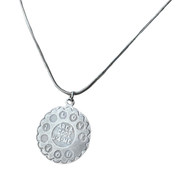 AREA CODE U-4-ME Vintage Sterling Silver Pendant Necklace