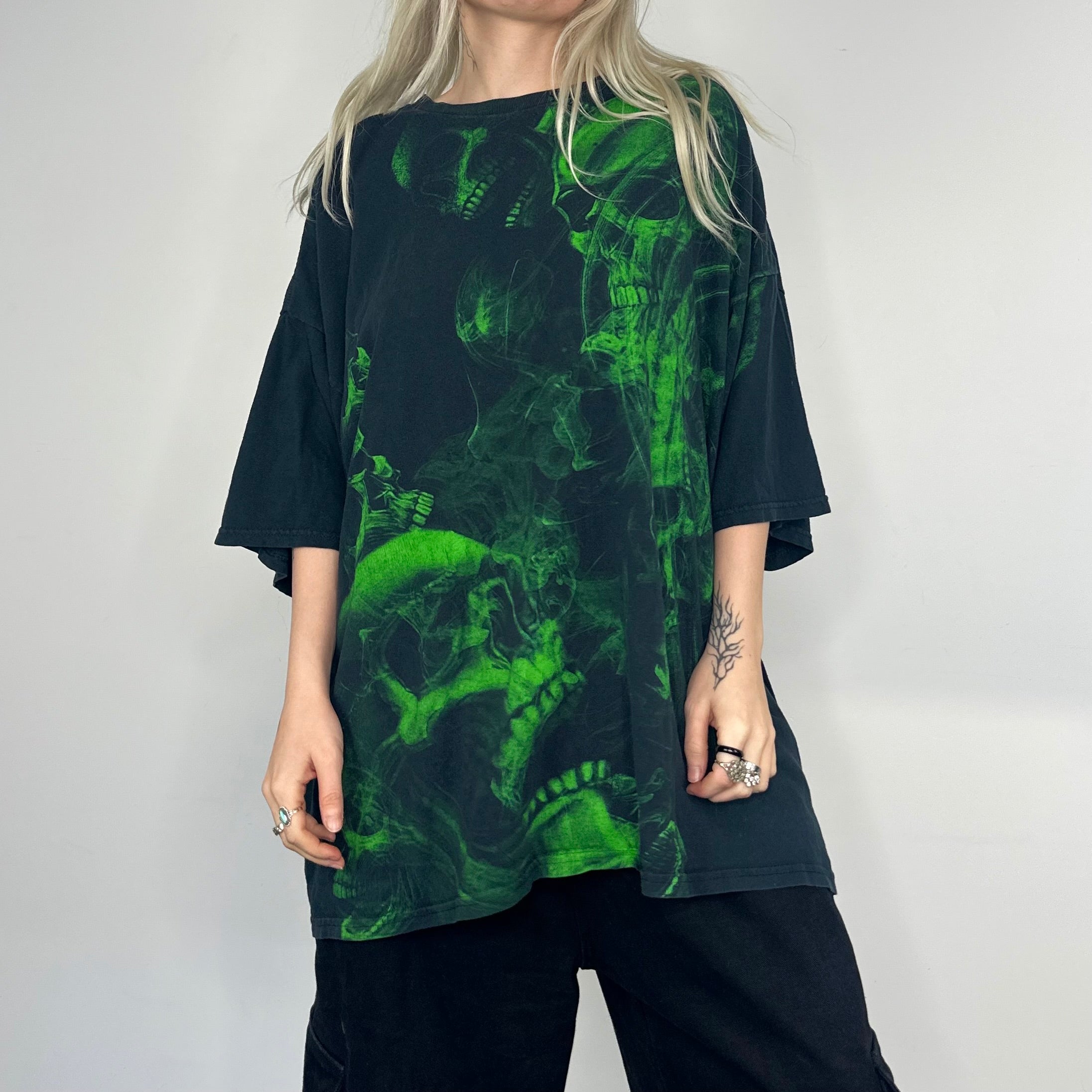 90s Smokey Skull T-Shirt (3XL)