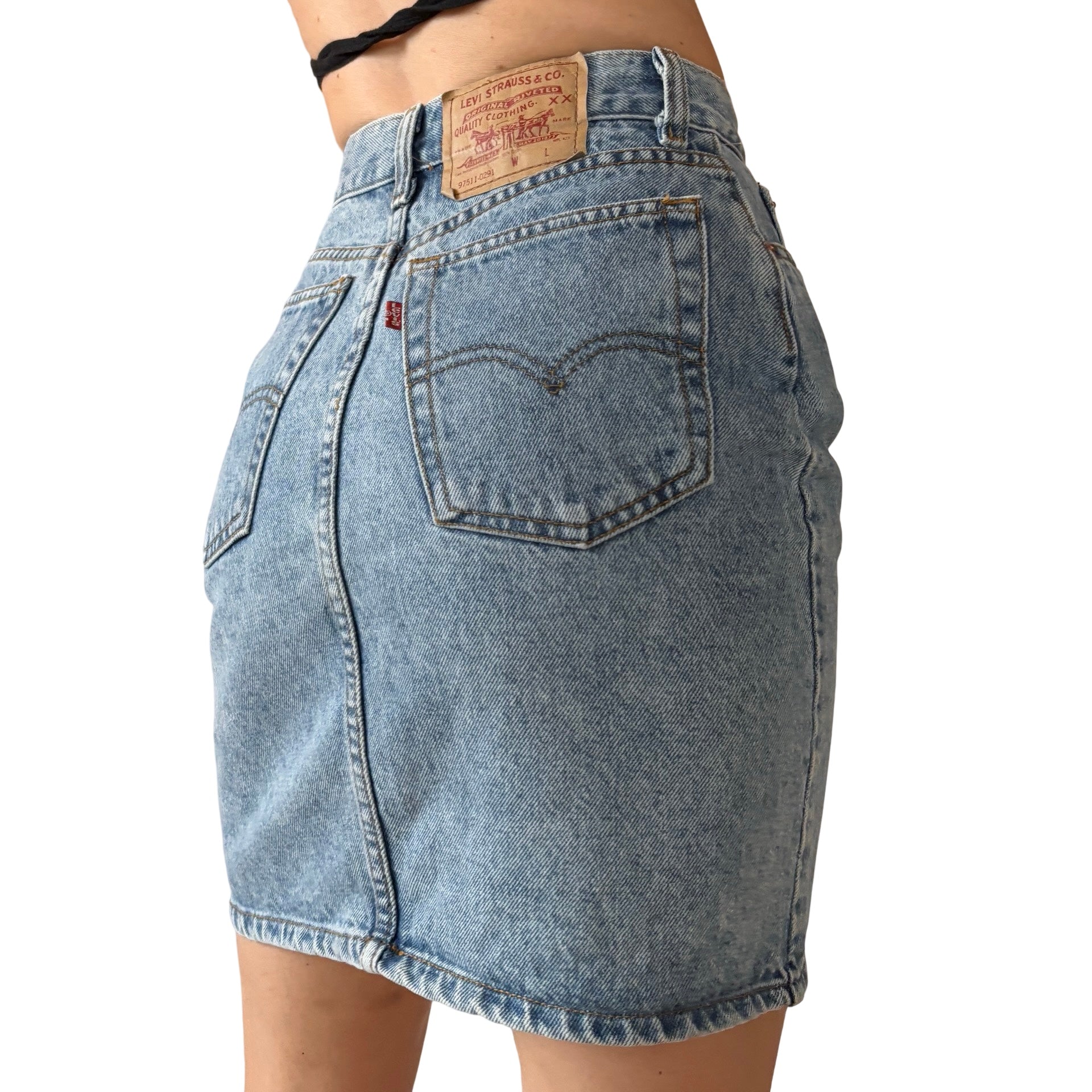 Levi's 80s Denim Skirt (XS) – Holy Thrift