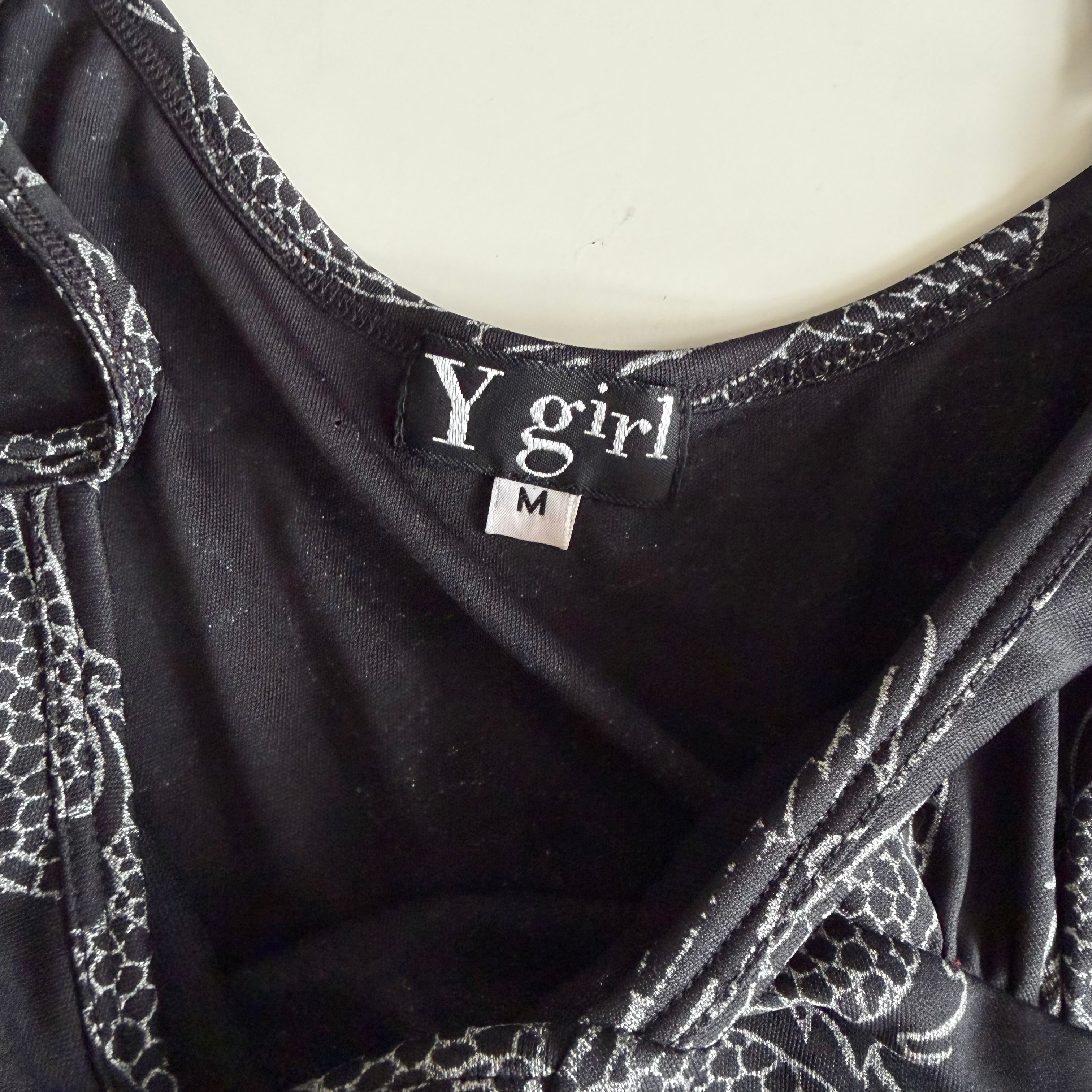Y2K Slinky Dragon Mini Dress (M)