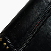 Rina Rich black studded horsebit shoulder bag