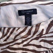 Context Silk Zebra Skirt (S)