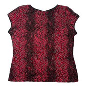 Vintage Leopard Print Top (XL)