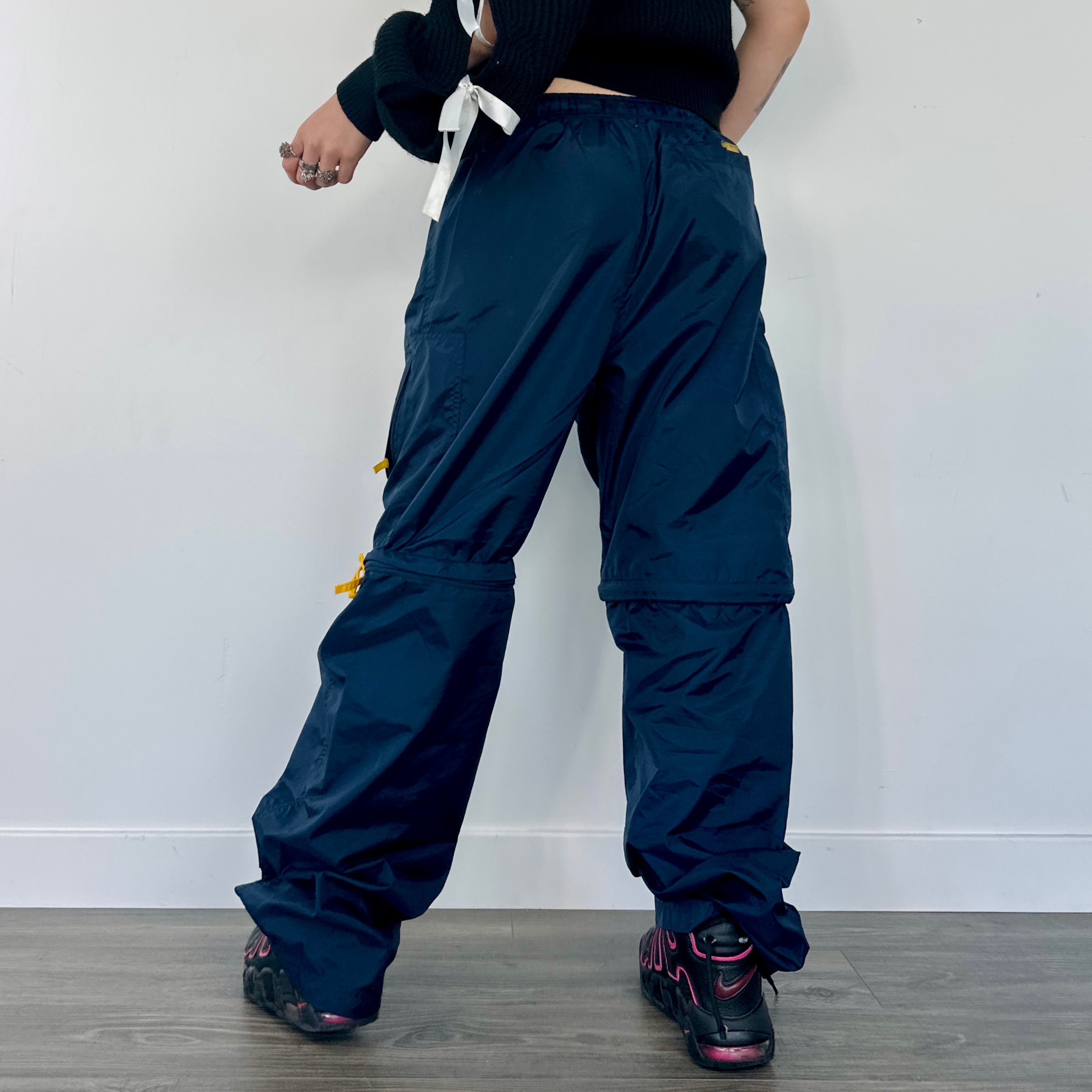 Navy Zip Off Cargos (S/M)