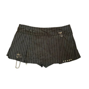 Safety Pin Pinstripe Skirt (l)