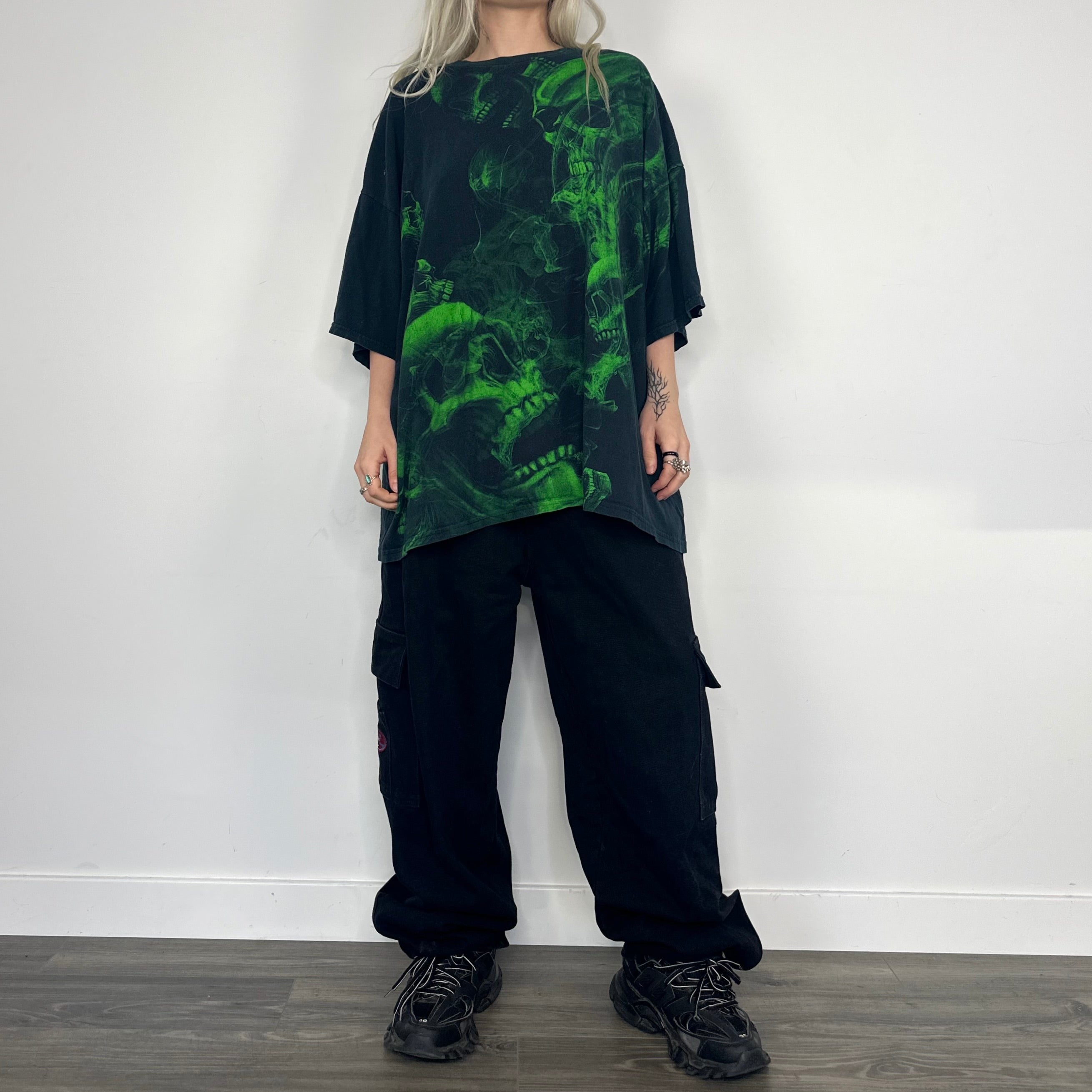 90s Smokey Skull T-Shirt (3XL)
