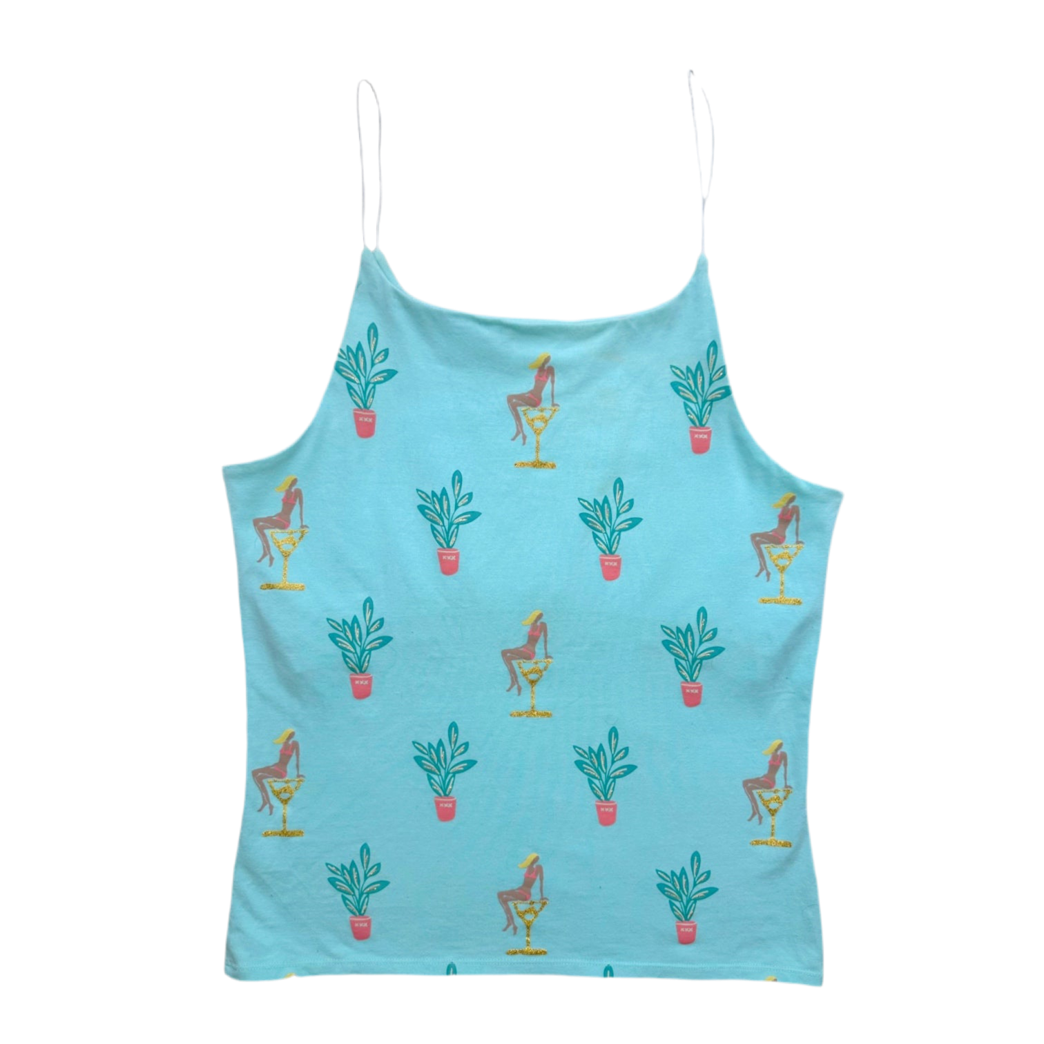 2000s Teal Tank Top (M/L)
