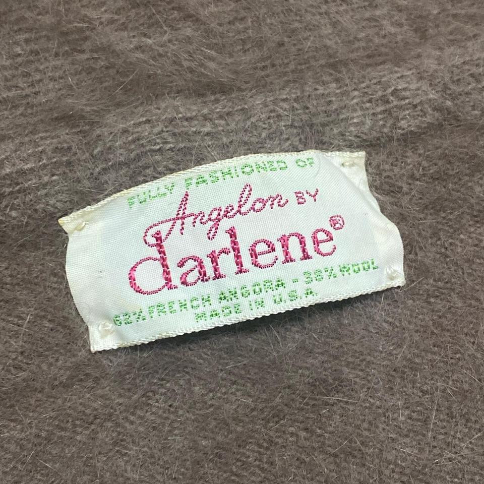 50s Angora Cropped Sweater (M)