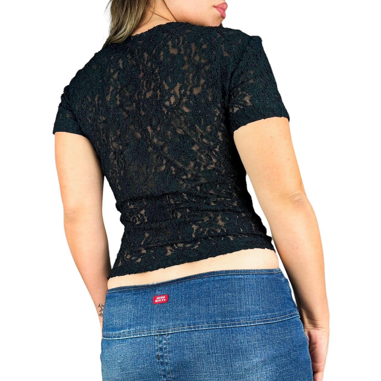Vintage Lace Baby Tee (L)
