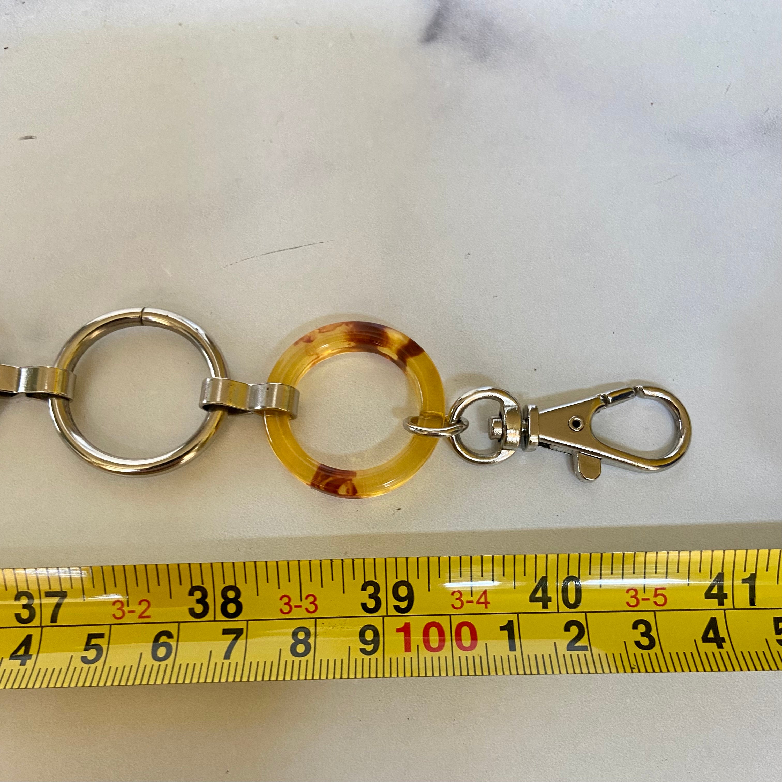 O ring  metal chain belt