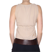 Y2K COP COPINE Tan Tank Top (S/M)