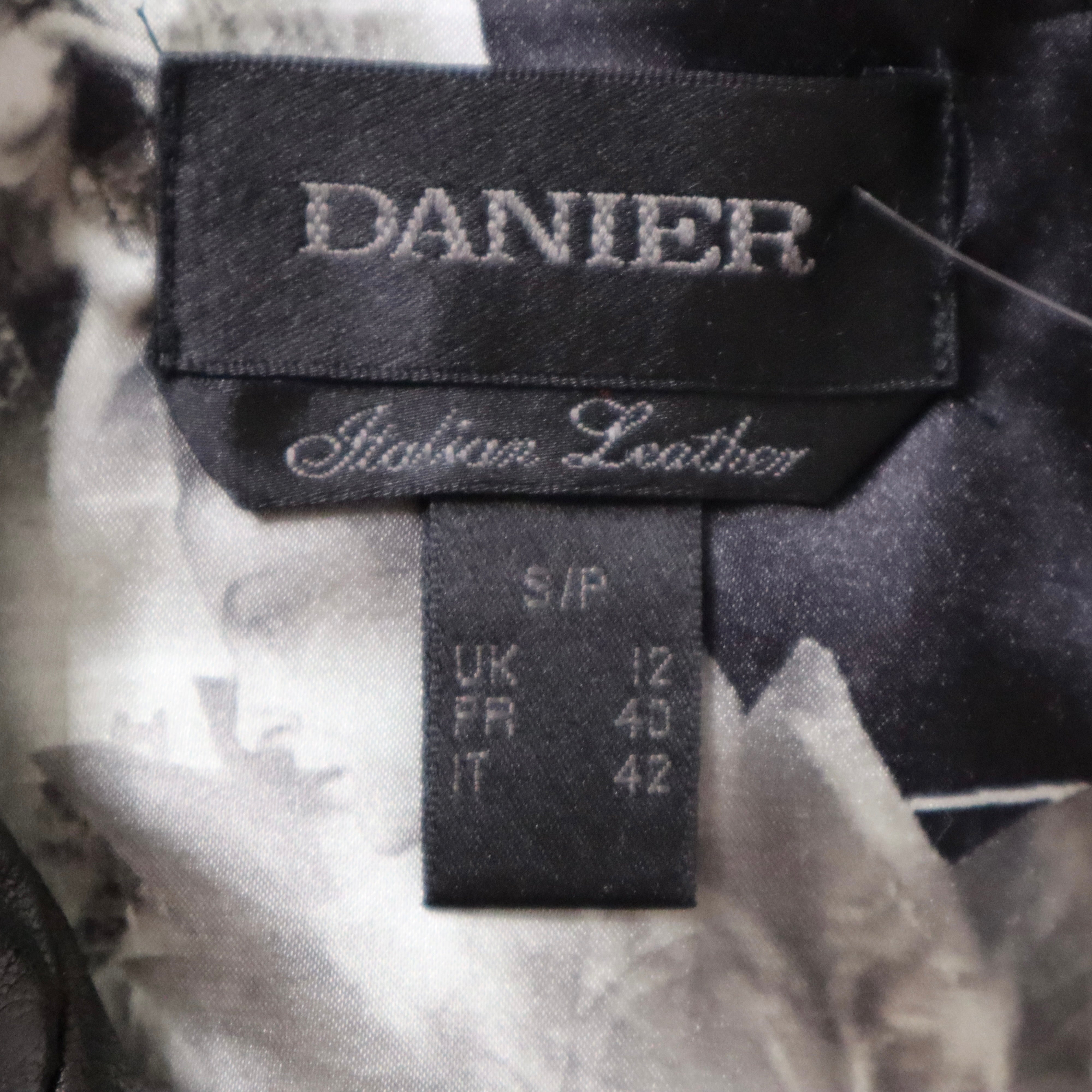 Y2K Sexy Black Italian Leather Moto Jacket (S/M)