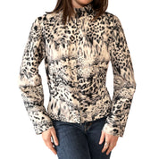 Y2K Snow Leopard Jacket (M)