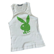 Y2K playboy ribbed tank (S/M)