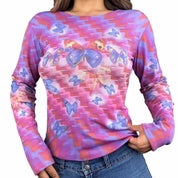 90s Reversible Mesh Graphic Long Sleeve (L)