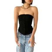 Y2K Strapless Top (XS)