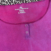 Vivienne Westwood Purple Overdye Baby Tee (XS/S)