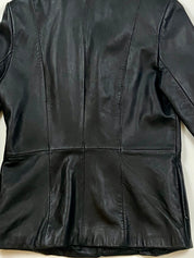 NY&CO Black Leather Jacket (L)