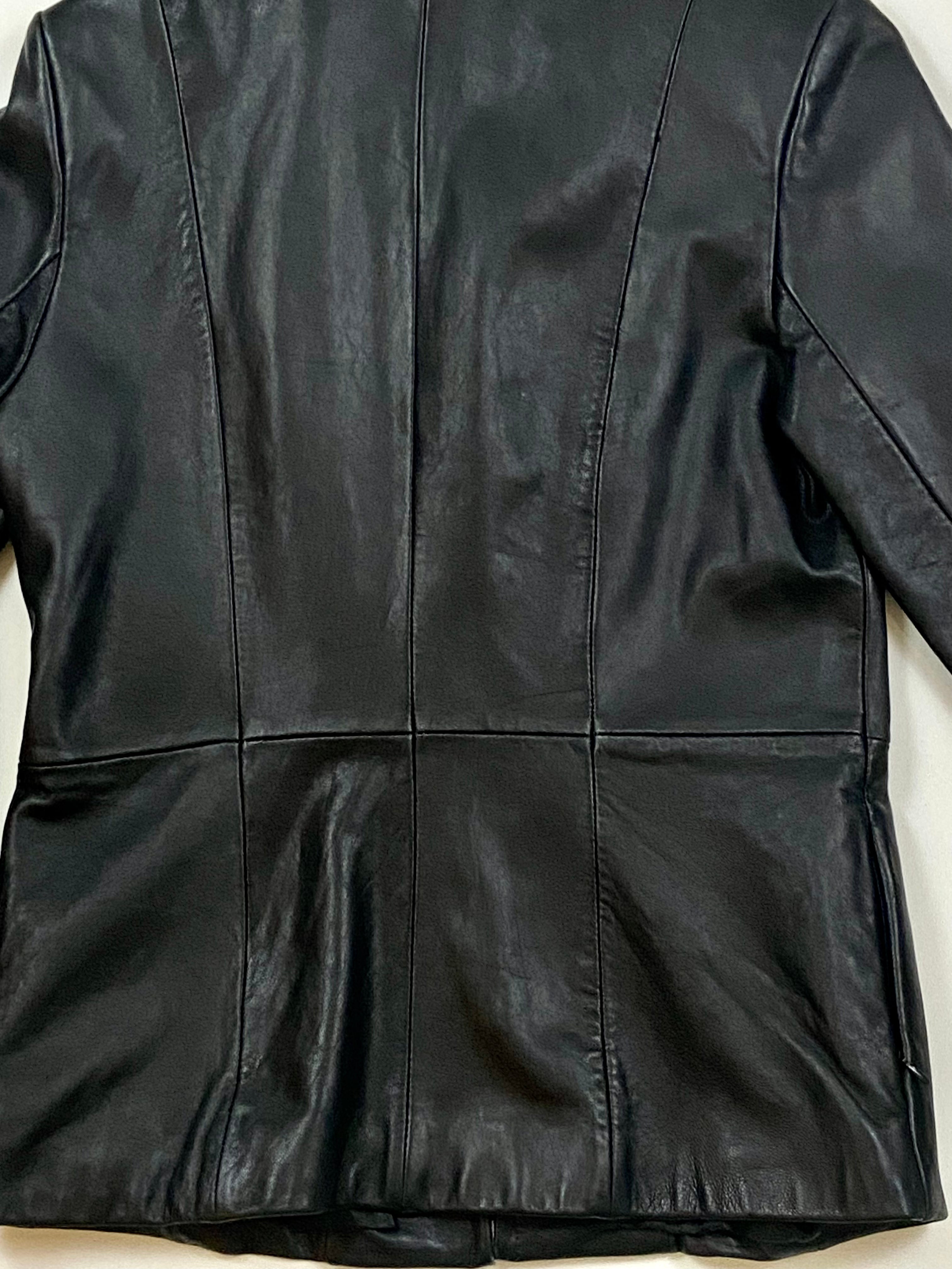 NY&CO black leather jacket