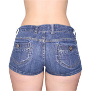 Y2K Low Rise Denim Shorts (S/M)