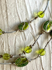 Lime green choker