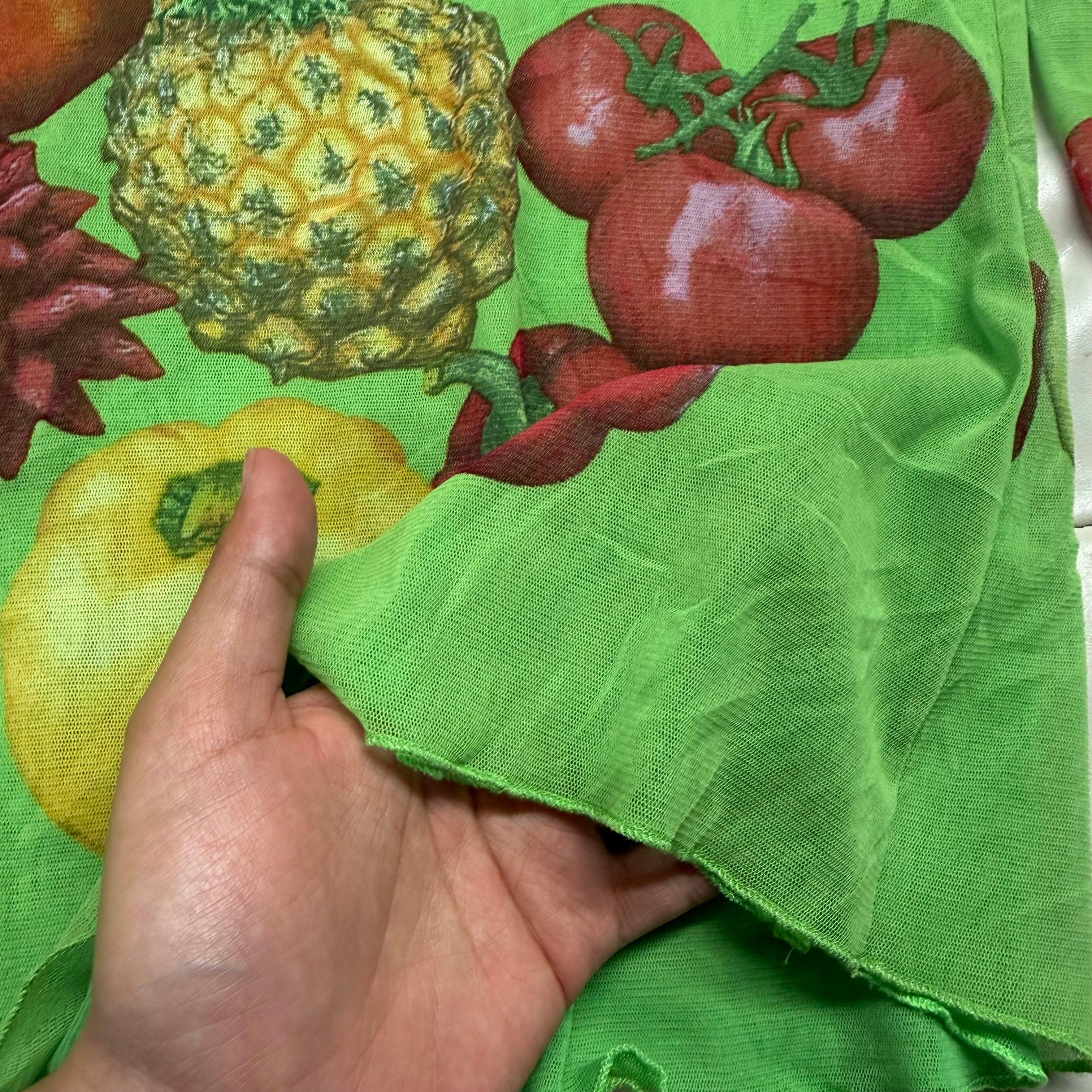 Micro Mesh Fruits Top (M)
