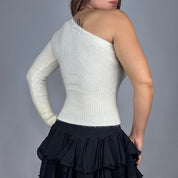 Early 2000s One Shoulder Knit (S)