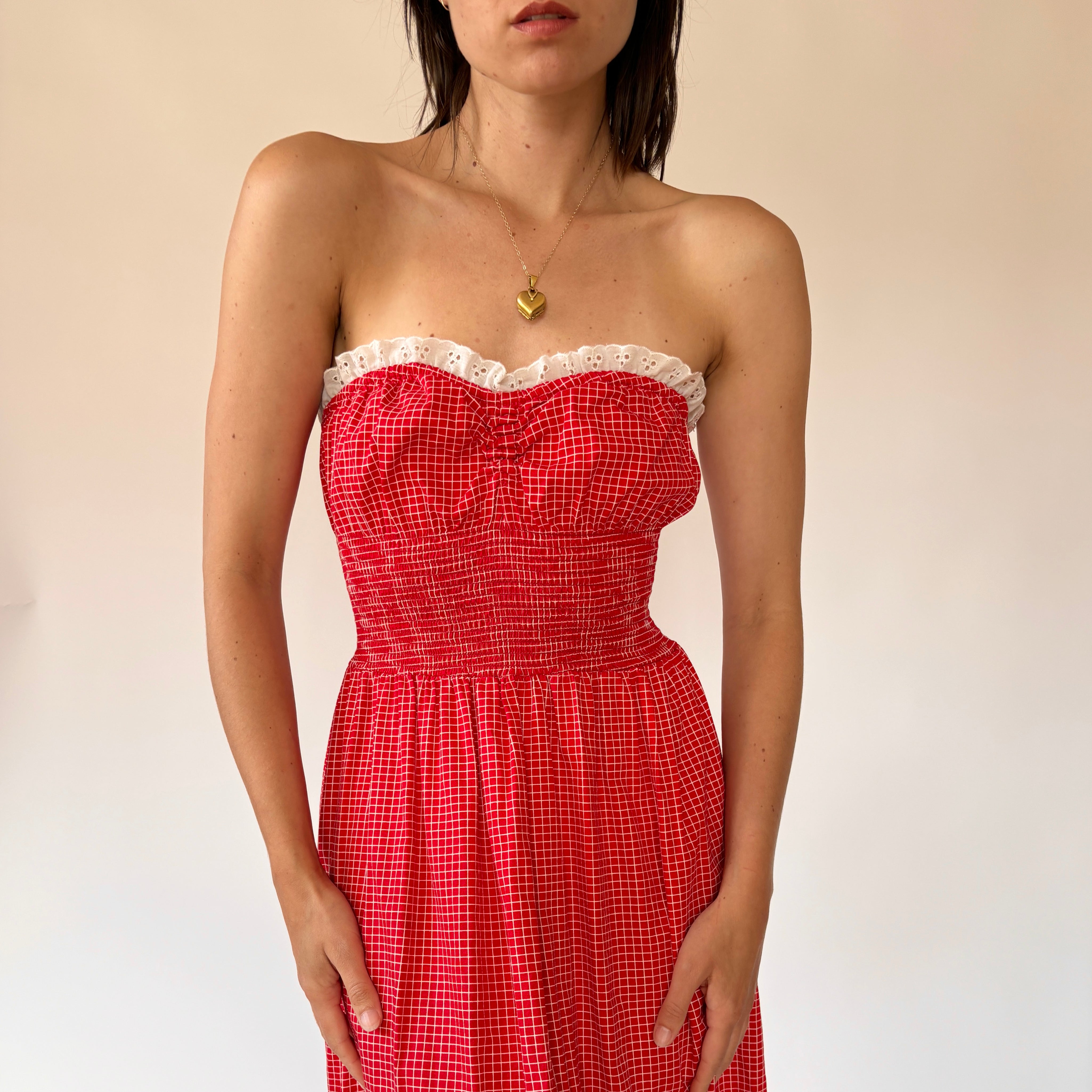 vintage strawberry shortcake dress Vintage Strawberry Shortcake Dress (S) – Holy Thrift