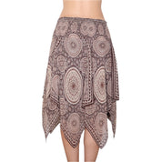 Y2K Silk Boho Brown Fairy Skirt (XS/S)