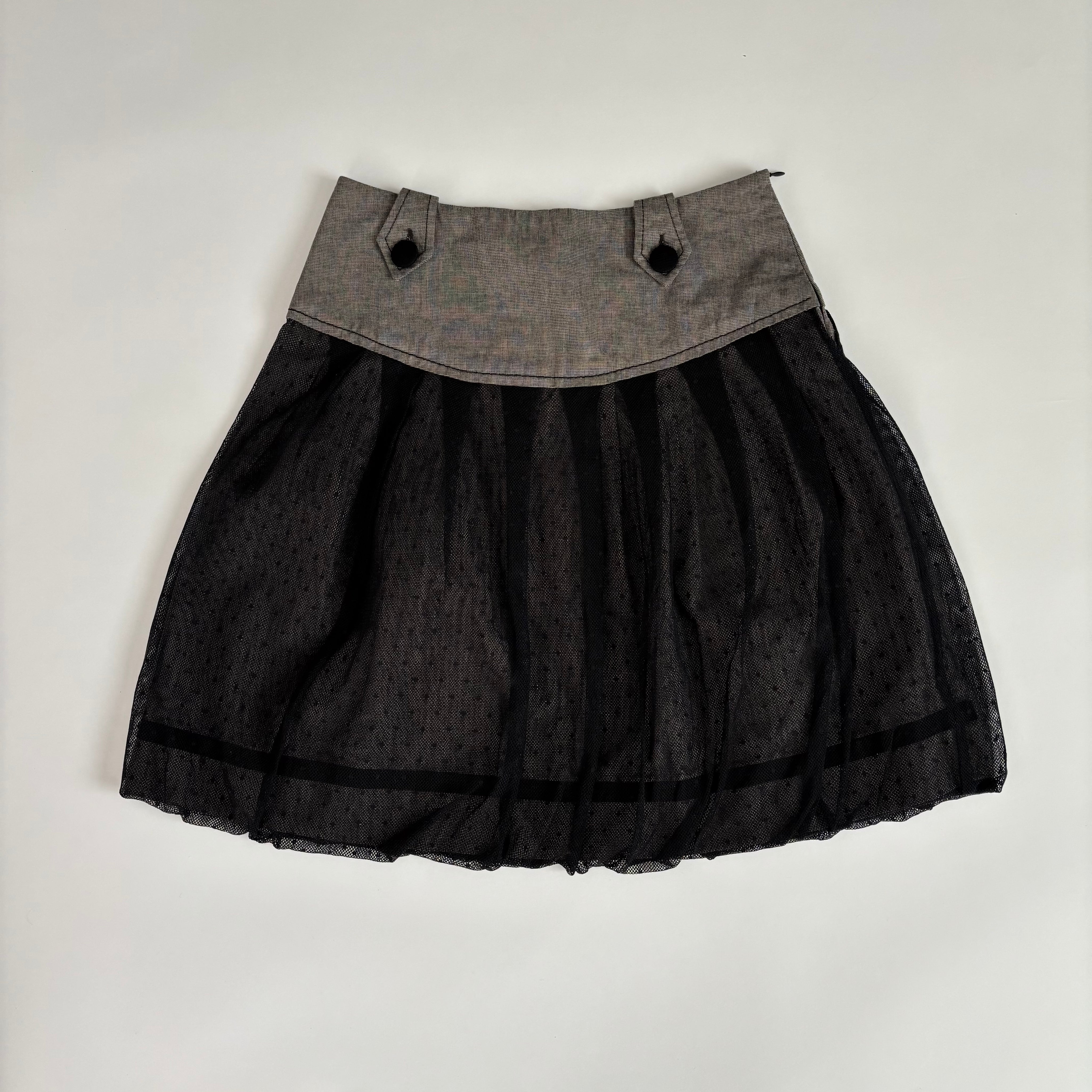 Sportsmax Code Short Jacket & Balloon Skirt Set (S/M)