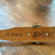 Justin vintage leather belt