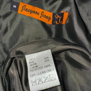 Korean Vintage Wool Mini Dress (M)