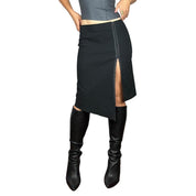 Bebe Y2K Hook + Eye Skirt (M)