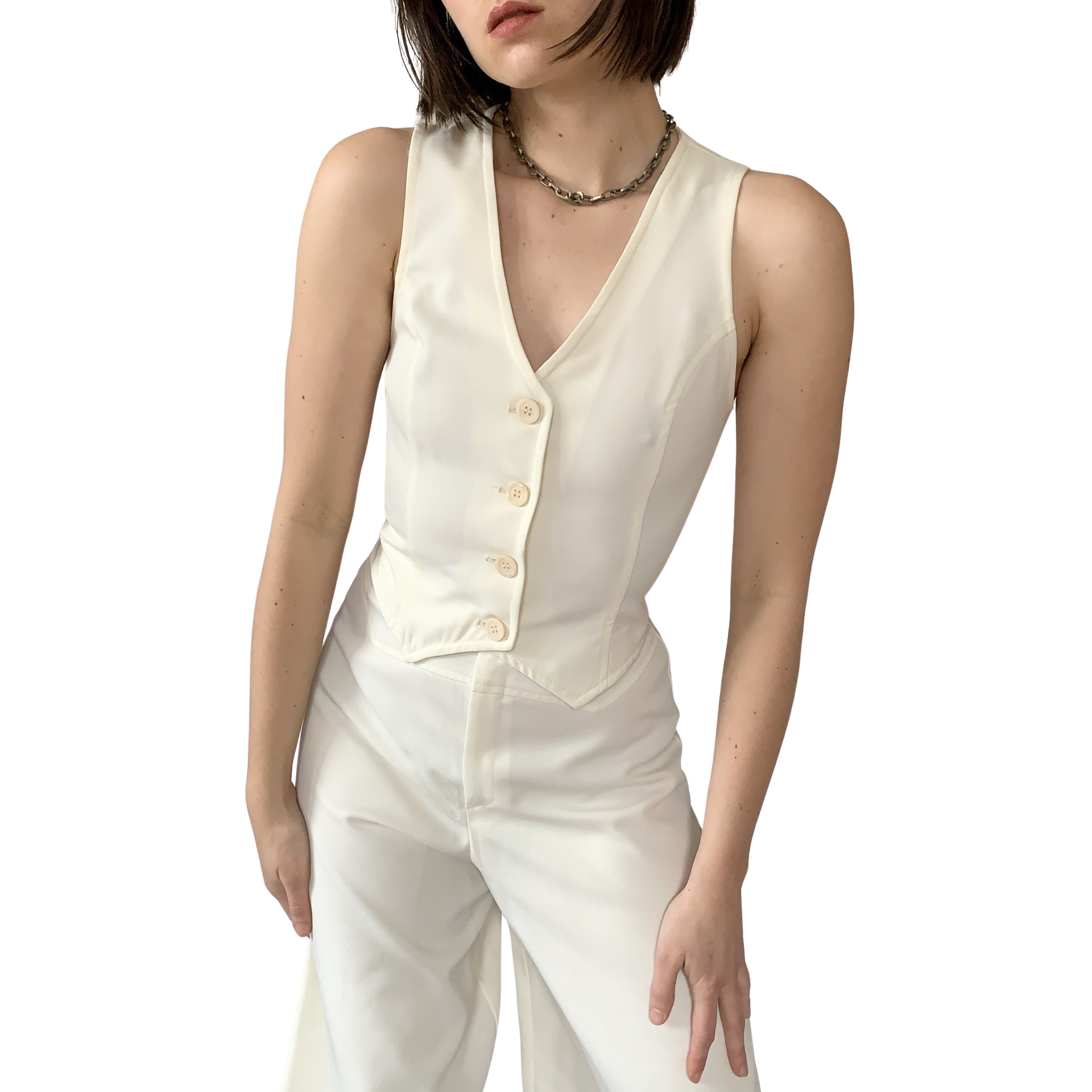 Vintage 1970s Three-Piece Suit (XXS)