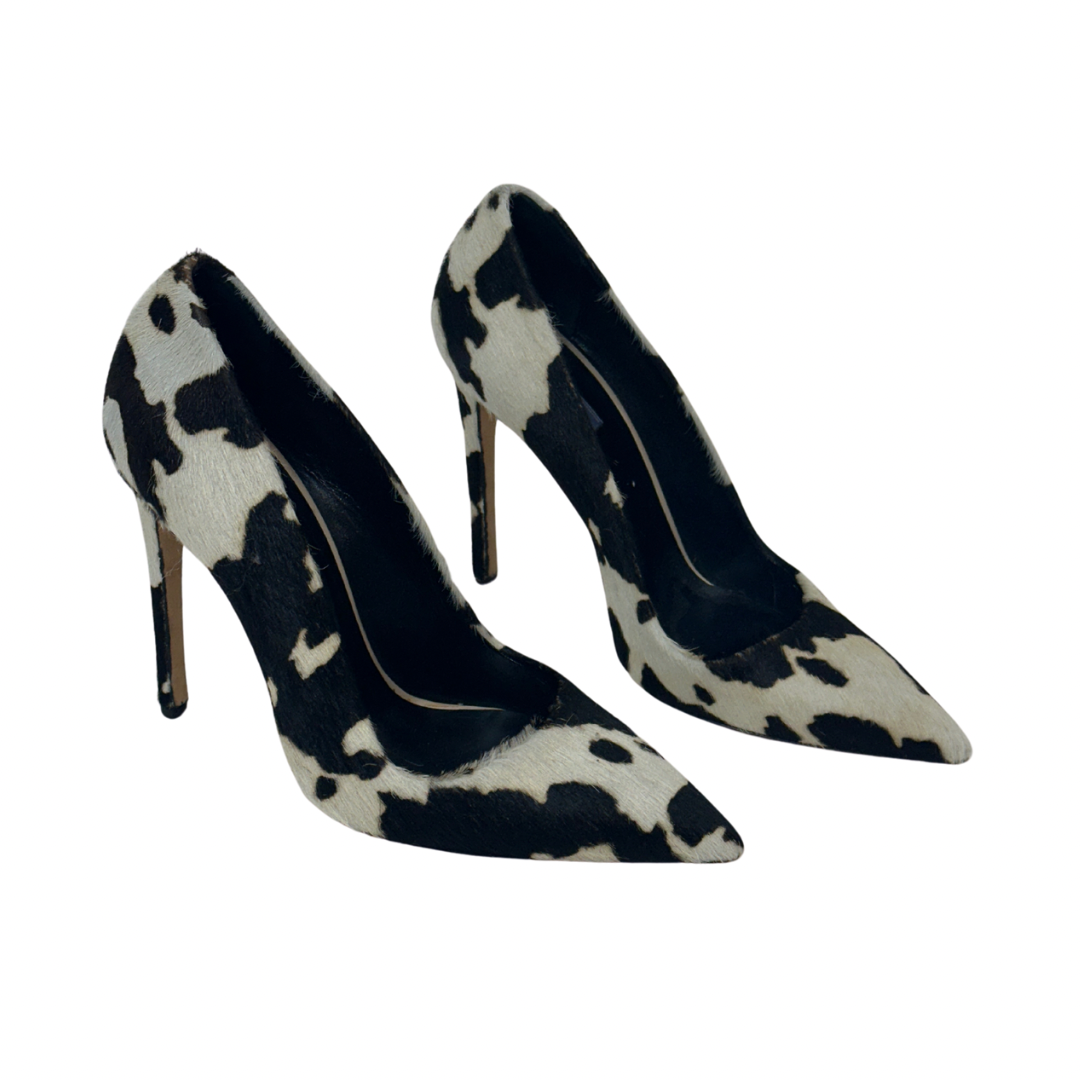 Vintage Calfhair Cow Print Heels (8)