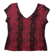 Vintage Leopard Print Top (XL)