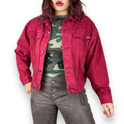 90s Cranberry Denim Jacket (L)