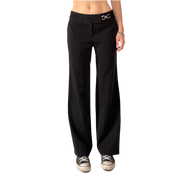 90s Pinstripe Trousers (XS/S)