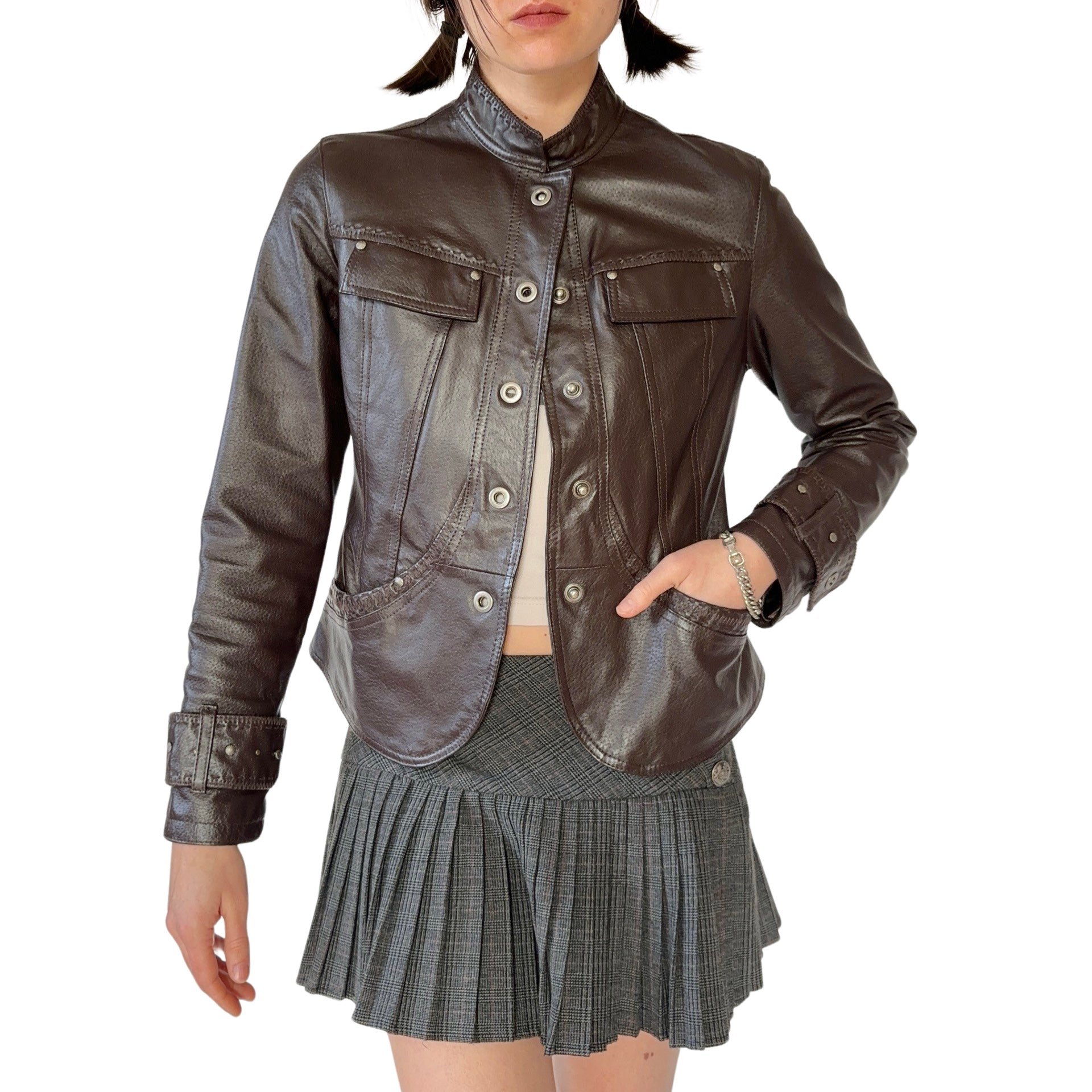 2000s Leather Jacket (S)