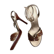 Amanda Smith Embellished Knot Heels (7.5)