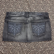 Guess Grey Denim Mini Skirt (M)