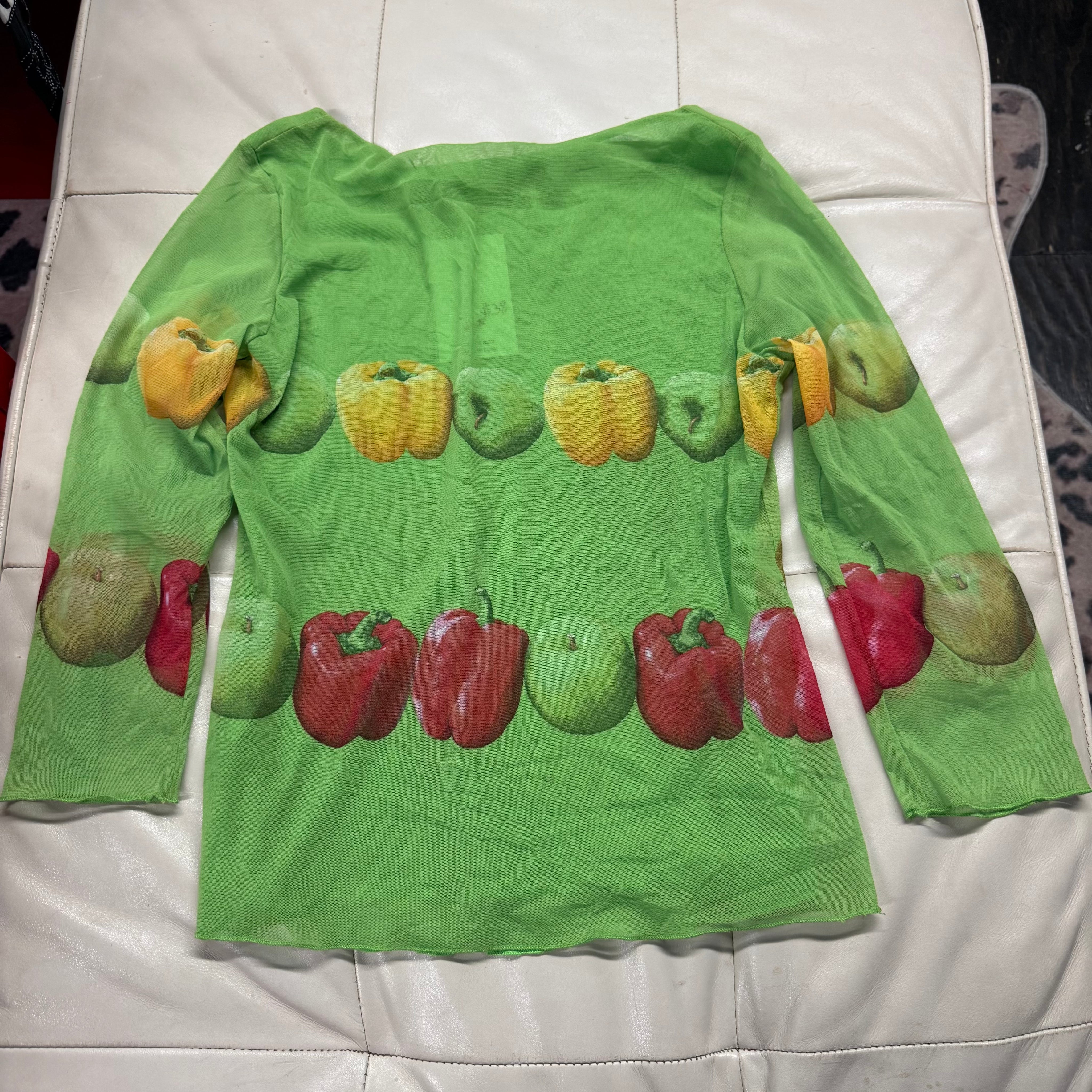 Micro Mesh Fruits Top (M)